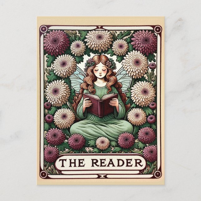 Carte Postale Le Lecteur Tarot Card Fairy (Devant)