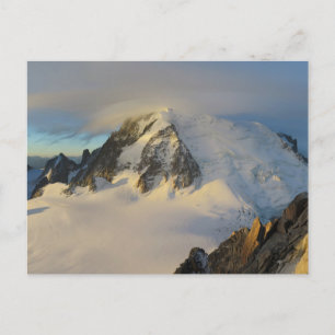 Carte Postale Le lever du soleil du Mont Blanc Alpes françaises