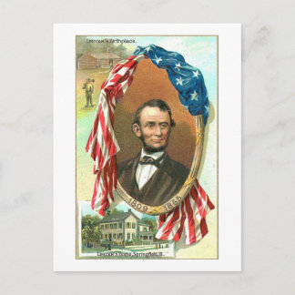 Carte Postale Le lieu de naissance de Lincoln