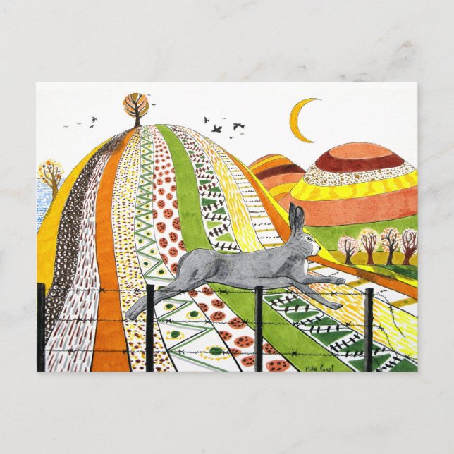 Carte Postale Le lièvre (Devant)