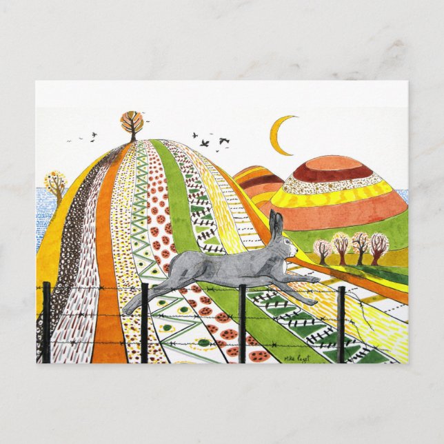 Carte Postale Le lièvre (Devant)