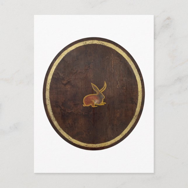 Carte Postale Le lièvre 2009 (Devant)