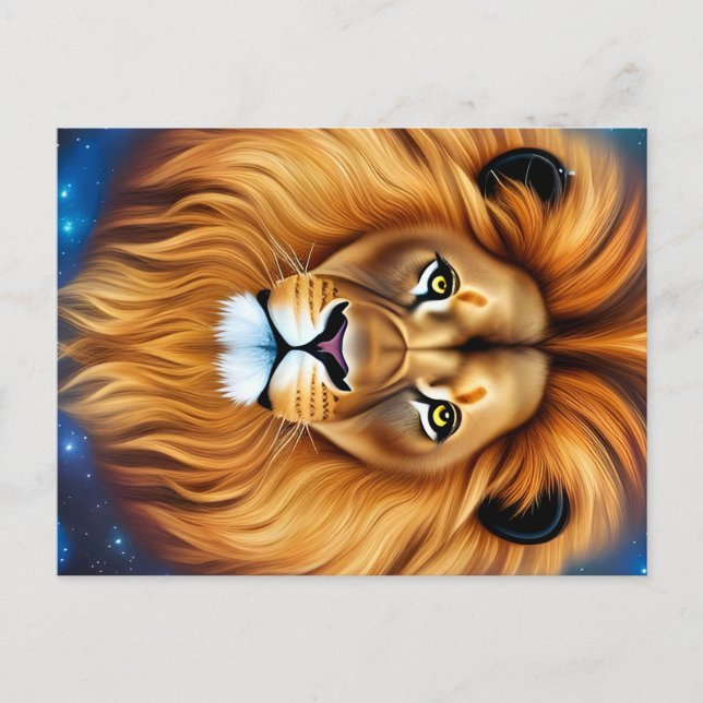Carte Postale Le lion (Devant)