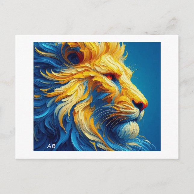 Carte Postale Le Lion, (Devant)