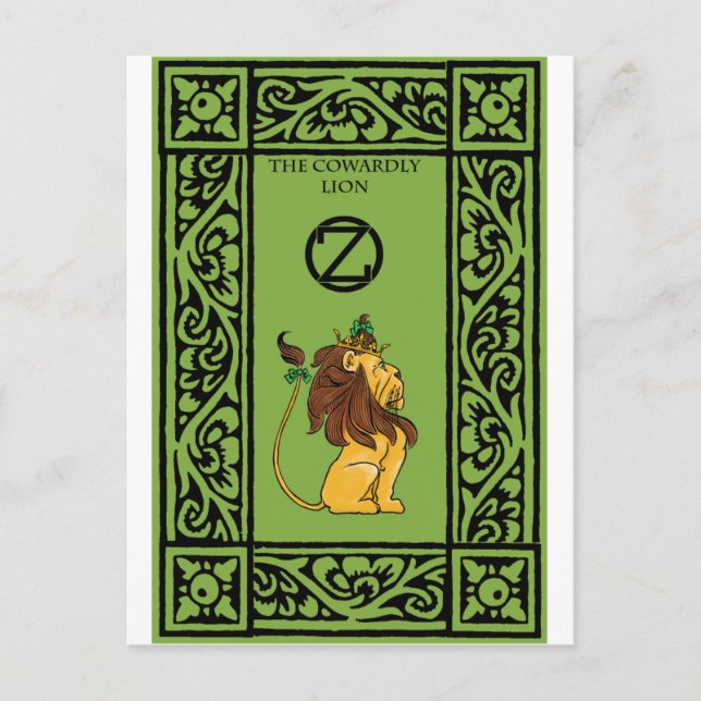 Carte Postale Le Lion Lâche (Devant)