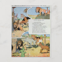 Le lion vieillissant, des fables