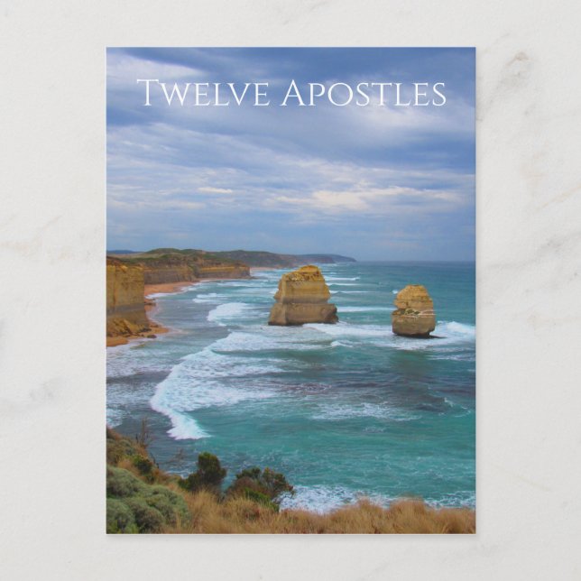 Carte Postale le littoral des douze apôtres (Devant)
