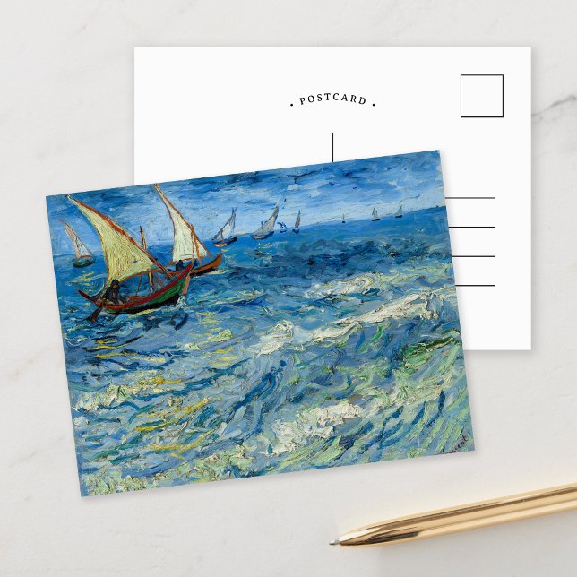 Carte Postale Le littoral des Saintes-Maries | Vincent Van Gogh