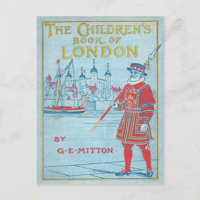 Carte Postale Le livre pour enfants de Londres (Devant)