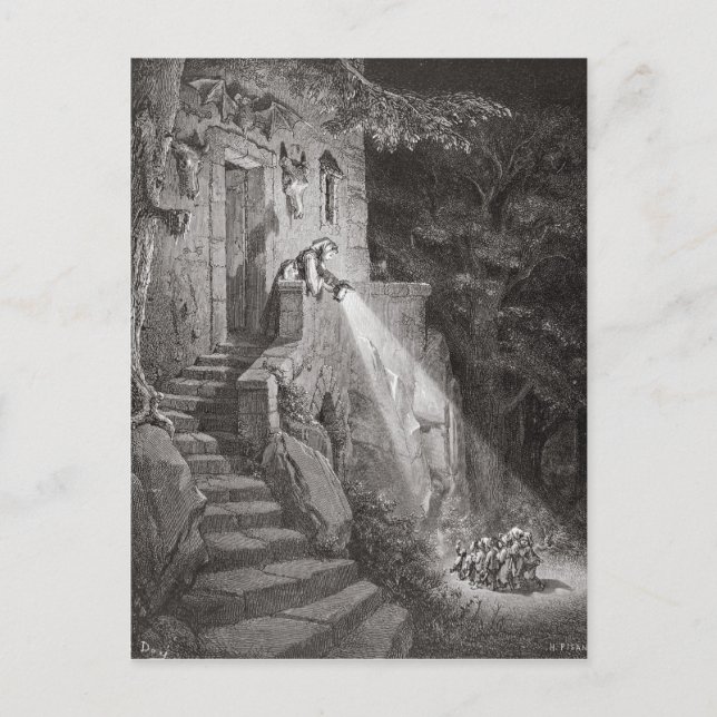 Carte Postale Le logement de l'Ogre (Devant)