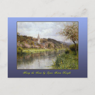 Carte Postale Le long de la Seine par Louis Aston Knight