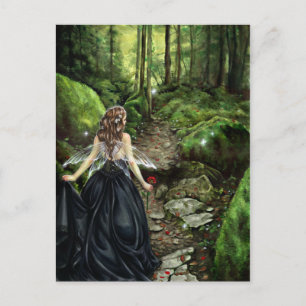 Carte Postale Le long du chemin forestier