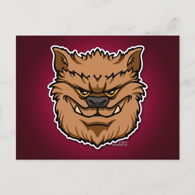 Carte Postale Le loup-garou (Brown) (Devant)
