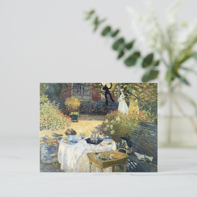 Carte Postale Le Luncheon Claude Monet (Debout devant)