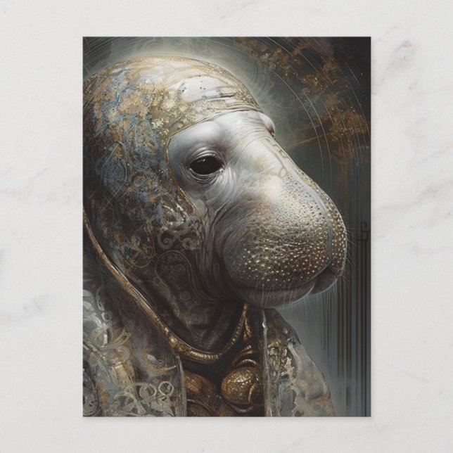 Carte Postale Le Manatee (Devant)