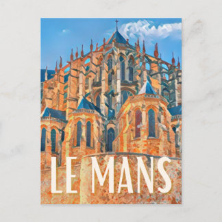Carte Postale Le Mans Photo Vintage 