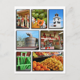 Carte Postale Le marché agricole