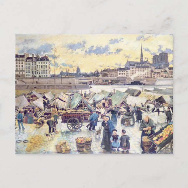 Carte Postale Le marché Apple (Devant)
