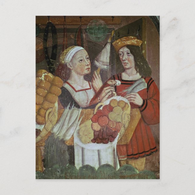 Carte Postale Le marché des légumes (Devant)