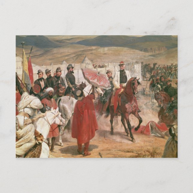 Carte Postale Le maréchal Thomas Bugeaud et le colonel Joseph (Devant)