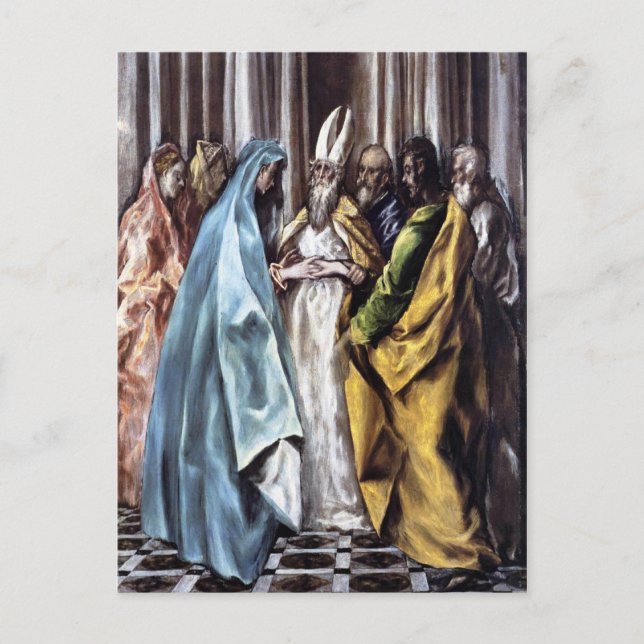 Carte Postale 'Le mariage de la Vierge' (Devant)