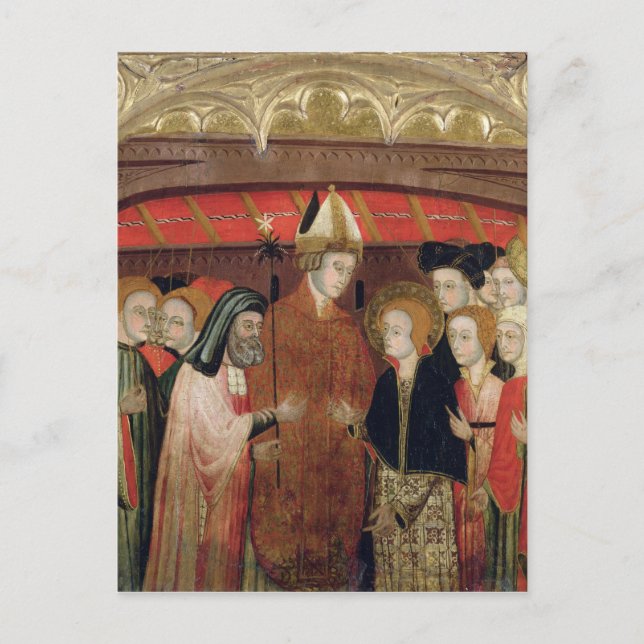 Carte Postale Le mariage de la Vierge (Devant)