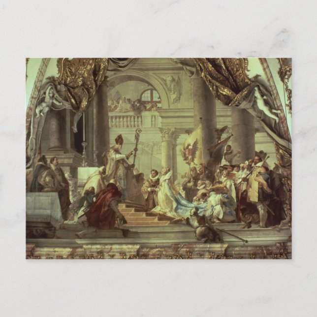 Carte Postale Le mariage de l'empereur Frederick Barbarossa (Devant)