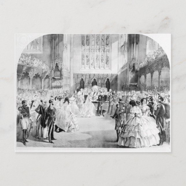 Carte Postale Le mariage de Victoria (Devant)