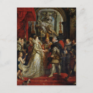 Carte Postale Le mariage par procuration