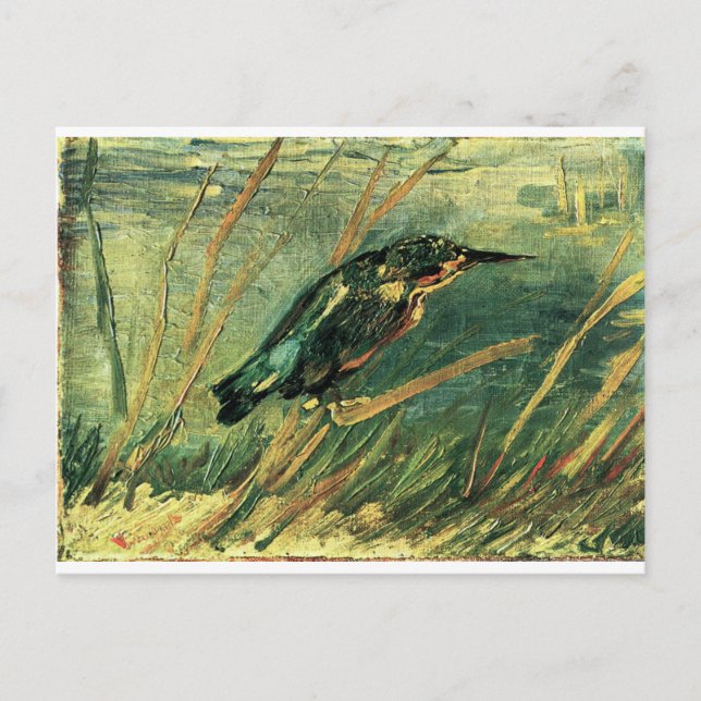 Carte Postale Le martin pêcheur par Vincent van Gogh (Devant)