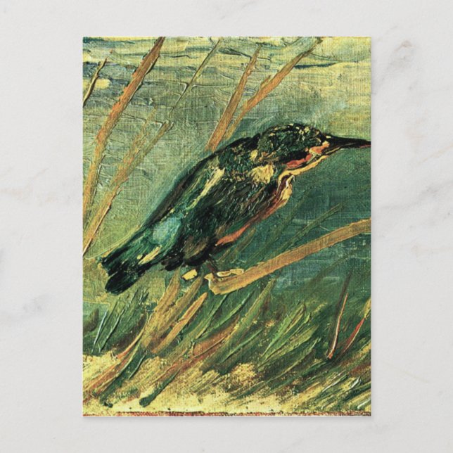 Carte Postale Le martin pêcheur par Vincent van Gogh (Devant)