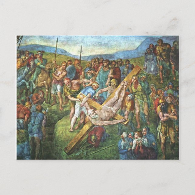Carte Postale Le martyre de saint Pierre (Devant)