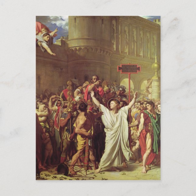 Carte Postale Le martyre de saint Symphorien, 1834 (Devant)