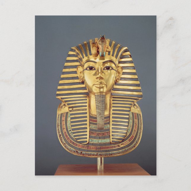 Carte Postale Le masque funéraire de Toutankhamon (Devant)