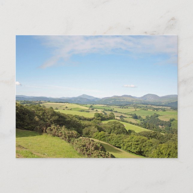 Carte Postale Le matin d'été dans la vallée de Conwy (Devant)