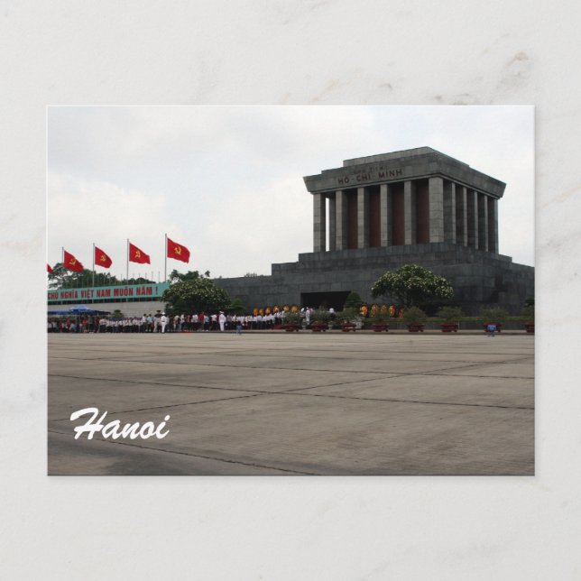 Carte Postale le mausolée ho hanoi (Devant)
