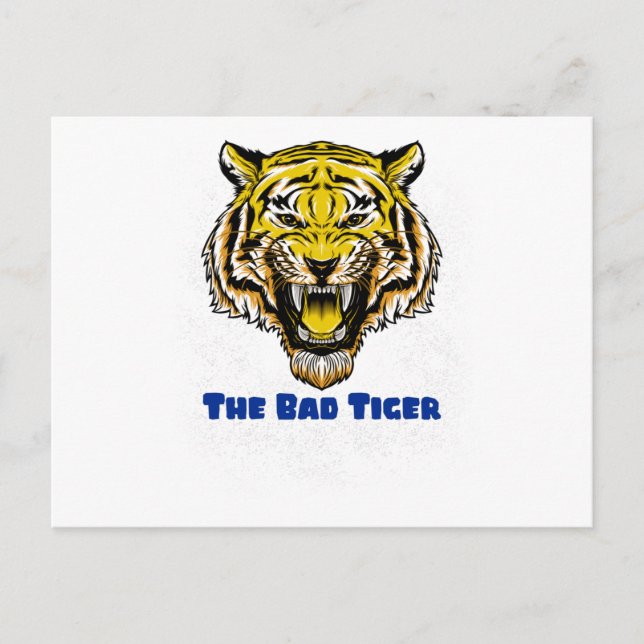 Carte Postale Le mauvais tigre (Devant)