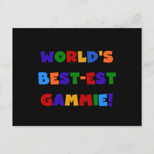 Carte Postale Le meilleur Gamme de couleurs vives du monde cadea