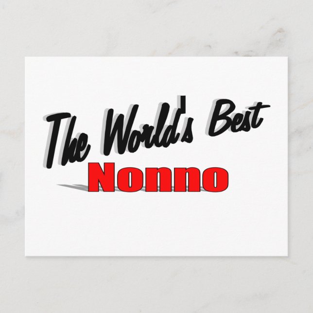 Carte Postale Le meilleur Nonno du monde (Devant)
