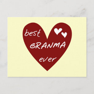 Carte Postale Le meilleurs T-shirts et cadeaux de Granma de