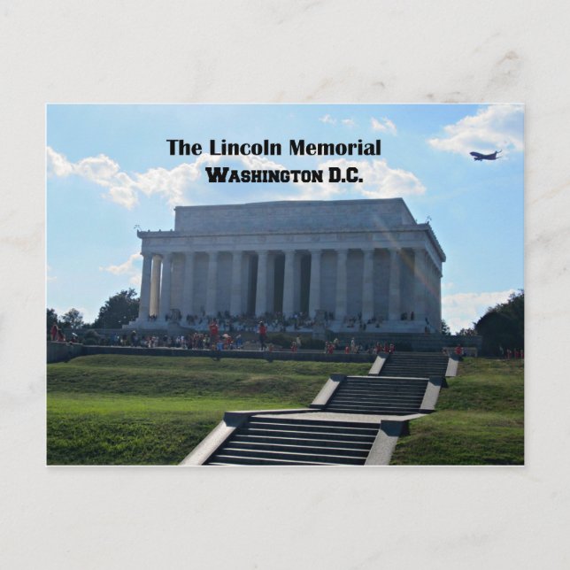 Carte Postale Le mémorial de Lincoln (Devant)