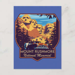 Carte Postale Le Mémorial national du Mont Rushmore