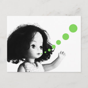 Carte Postale Le Message Vert