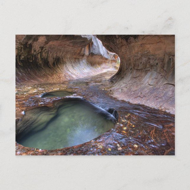 Carte Postale Le métro le long de la Fourche gauche de la Vierge (Devant)