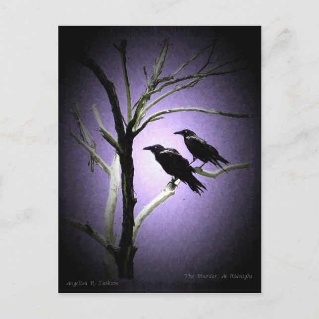 Carte Postale Le Meurtre, À minuit (Devant)