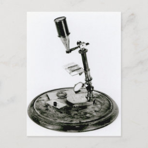 Carte Postale Le microscope de Darwin