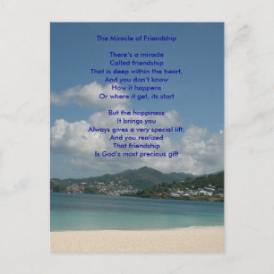 Carte Postale Le miracle de l'amitié