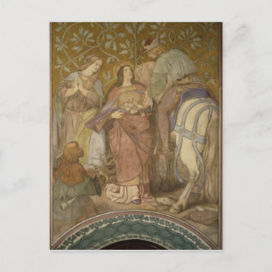 Carte Postale Le miracle Rose, vers 1855