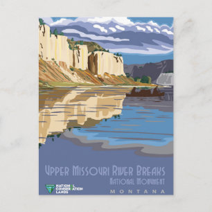 Carte Postale Le Missouri River Breaks Monument National Montana