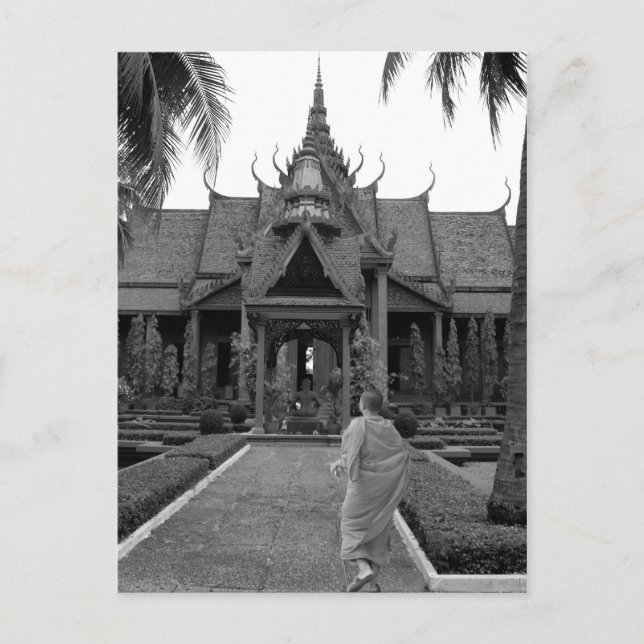 Carte Postale Le moine au musée (Devant)